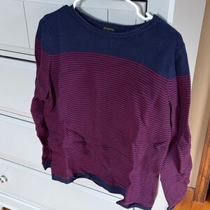 Talbots women’s  Sweater in Navy and Red